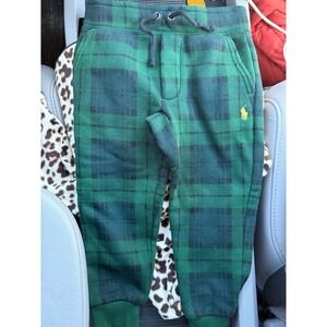 Ralph Lauren Boys 3T Plaid Sweatpants